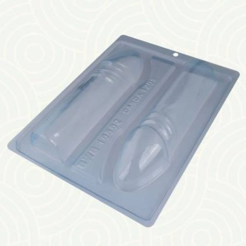 Forma Silicone Pênis Frente E Verso (*10502) Bwb