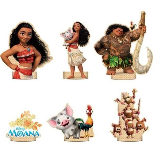 Decoração De Mesa Moana C/ 6 Un Regina