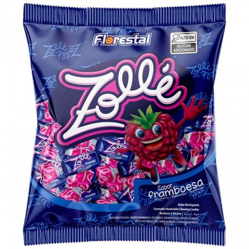 Bala Zolle Framboesa 500 Gr Florestal