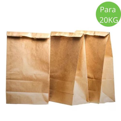 Saco Delivery Sos 20 Kg Liso 31x15x32cm C/ 100 Un