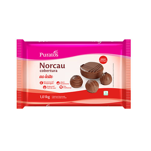 Chocolate Premium Ao Leite 1,01kg Norcau
