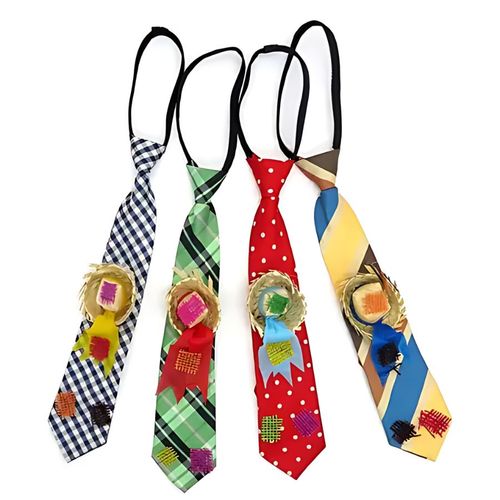 Gravata Junina Halley Fitas