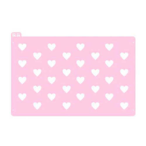 Stencil Bolo Coracao 1 Rr Cortadores