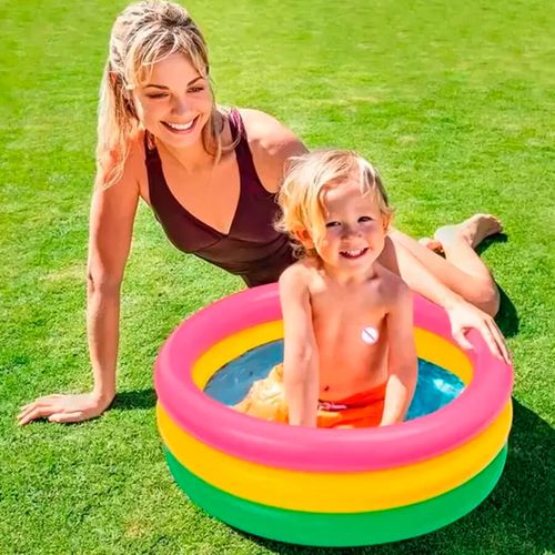 Piscina Inflavel 3 Aneis 88l (Ws10086-1) Wellmix