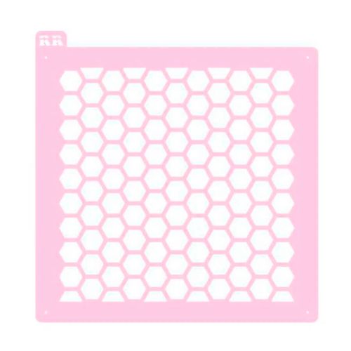Stencil Biscoito Colmeia 1  Rr Cortadores