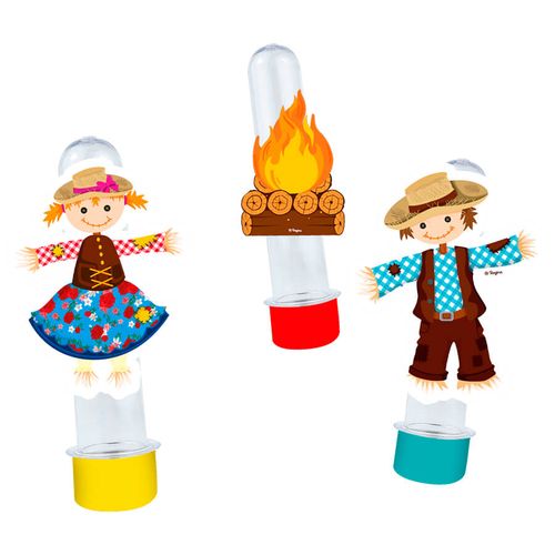 Mini Personagem Arraia 12un Regina