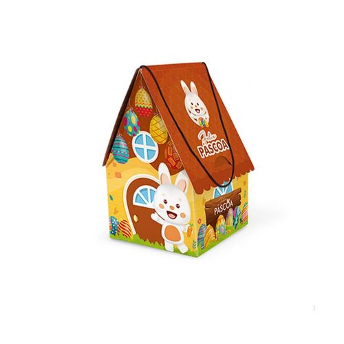 Caixa Casinha C/ Alça 17x20x33cm Coelho Un Jr