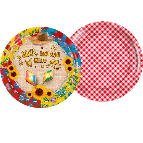 Prato 18 Cm Arraia C/ 8 Un Regina