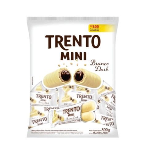 Wafer Mini Trento Avelã Ao Leite 800 Gr (50unx16gr) Peccin