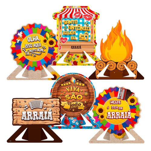 Decoracao Mesa Arraia 6un Regina