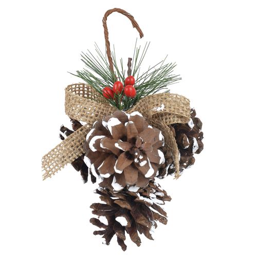 Enfeite Natal Pinha 10cm (Florarte)