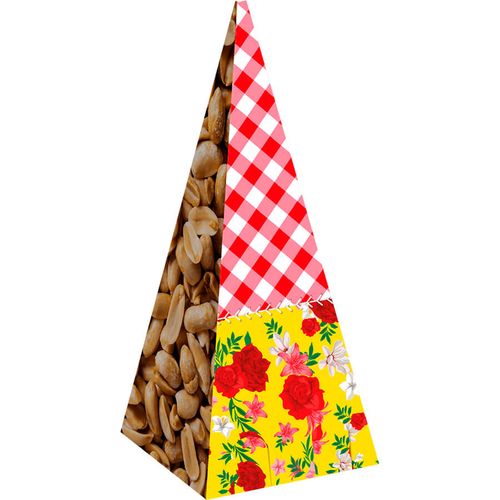 Caixa Cone Papel Arraia C/4 Regina