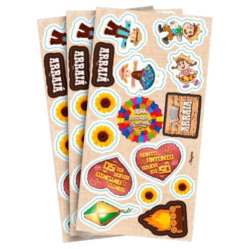 Adesivo Decorativo Arraia C/45 Un Regina