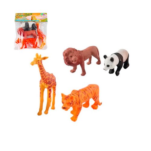 Kit Animais Selvagens 4un (Wb6789) Wellmix