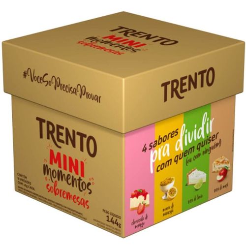 Wafer Mini Trento Momentos Sobremesas 144 Gr (9un X 16gr) Peccin