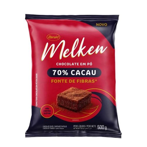 Chocolate Em Pó 70% 500 Gr Melken Harald