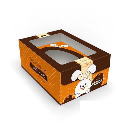 Caixa Ovo De Colher 250/350/500 Gr Visor Colorido Un Jr