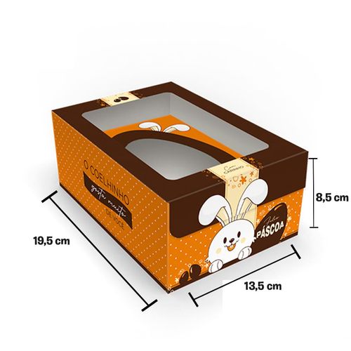 Caixa Ovo De Colher 250/350/500 Gr Visor Colorido Un Jr