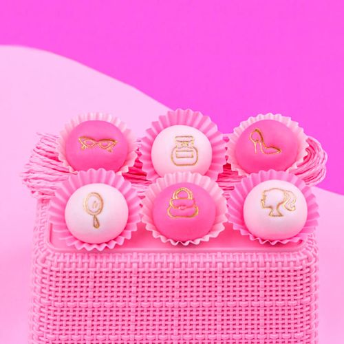 Kit Carimbo Femininos Rosa Bebe 2 Cm Bluestar