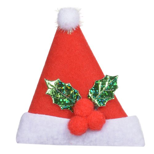 Enfeite Natal Gorro 9cm Vermelho (79564001) Florarte