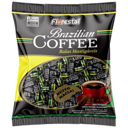 Bala Brazilian Coffee Mastigavel 500gr Florestal