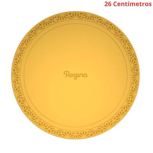 Cakeboard Redondo Dourado Regina