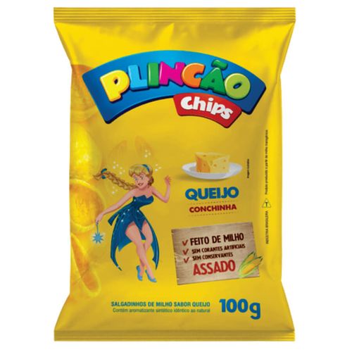Chips Plincao Queijo 100 Gr Unidade Plinc