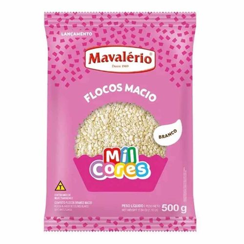 Escamas Macias Branca 500 Gr Mavalério