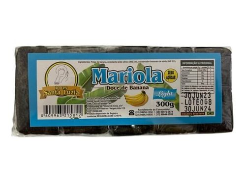 Mariola 300 Gr Light C/ 10 Un Doces Santa Luzia