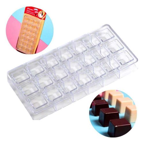 Forma Chocolate Trufa Quadrada 20gr Bluestar