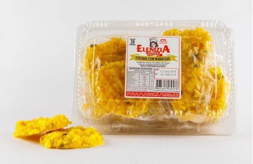 Cocada Maracujá C/ 20 Un 1,1 Kg Elenizia