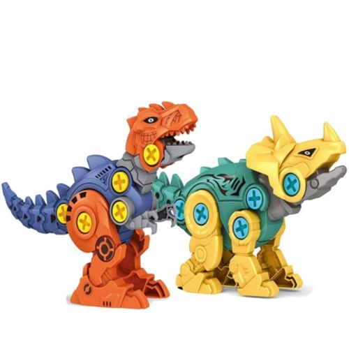 Dinossauro Monta Desmonta Com Chave (Wb12415) Wellmix