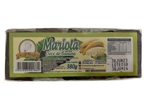 Mariola 380 Gr C/ 25 Un Doces Santa Luzia