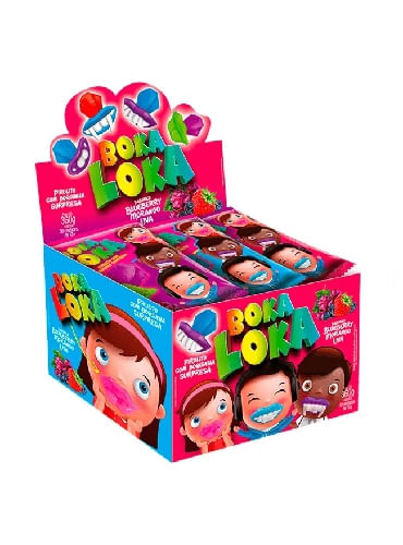 Boka Loka Morango, Uva E Bllueberry 30x12 Gr Danilla