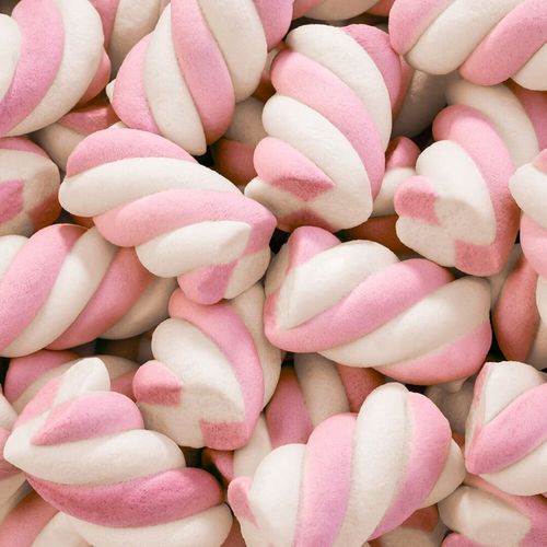 Marshmallow Torção Rosa 250 Gr Fini