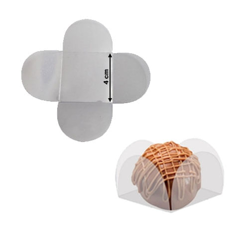 Forminha P/ Doce Transparente N 03 (M3) Crystal Forming