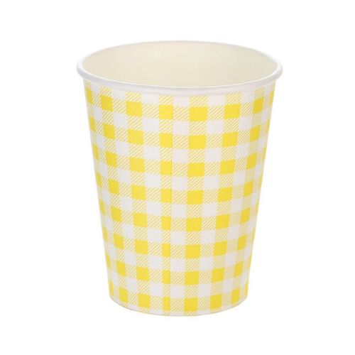 Copo Papel Junino 250ml Xadrez 10un