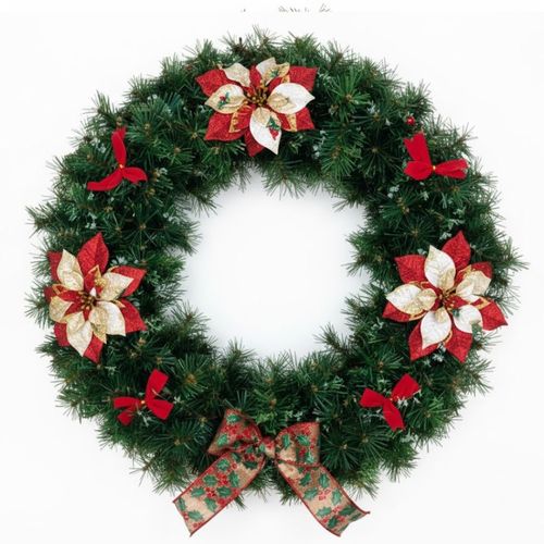 Decoração Guirlandas 30 Cm Vermelha Qfesta