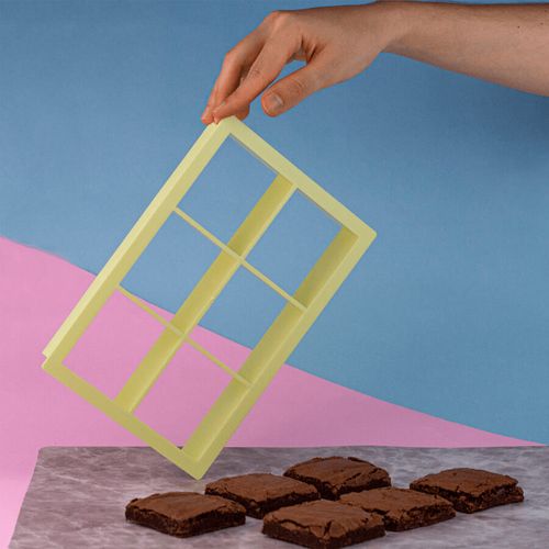 Cortador Brownie 6x6 Cm Bluestar