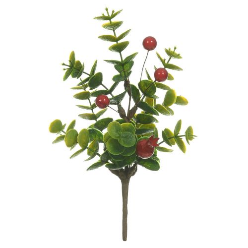 Haste Natal Pick Berry C/ Pinha 24cm Vermelho (48871001) Florearte