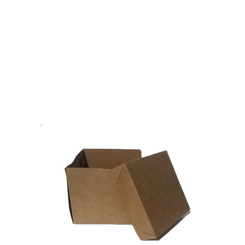 Caixa Bolo Kraft S/ Visor 18x18x16 Cm (1818160105) Un Agabox