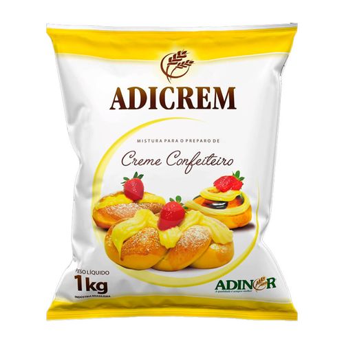 Creme Confeiteiro 1 Kg Adicrem Adinor