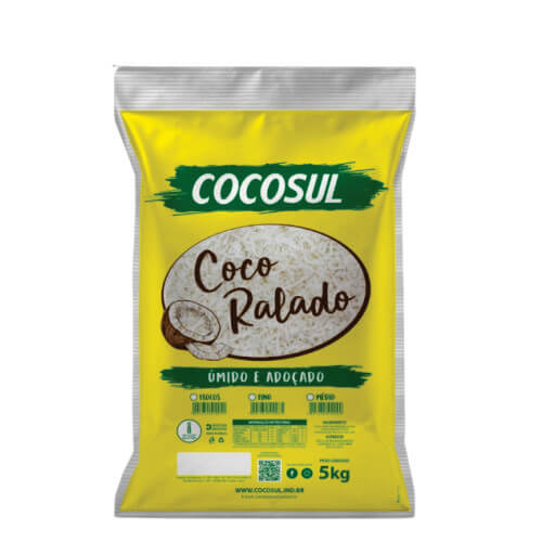 Coco Ralado Flocado Umido 5 Kg Cocosul