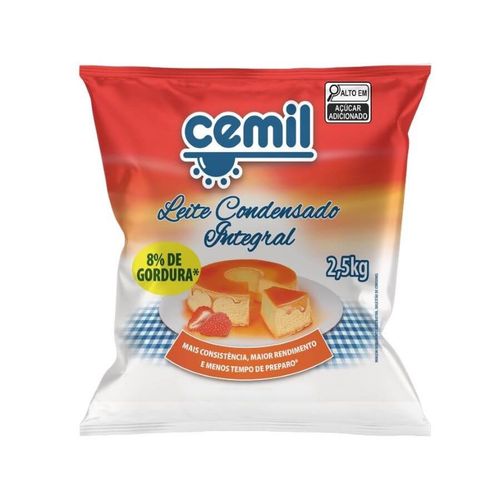 Leite Condensado Integral Bag 2,5 Kg Cemil