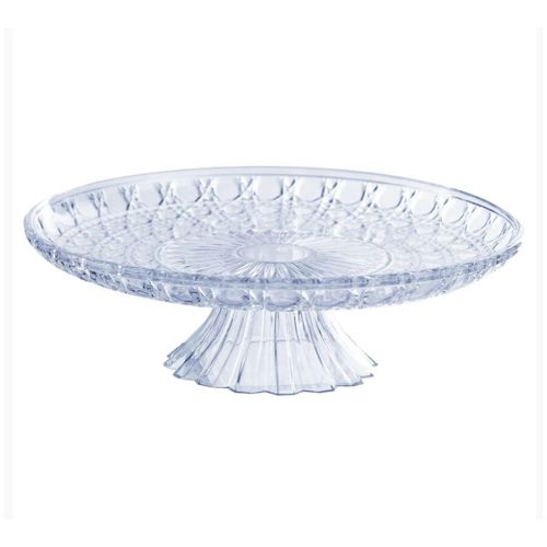 Boleira Lapidada 23,5 Cm Cristal Produfest