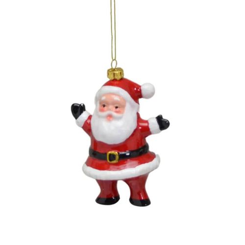 Enfeite Natal Papai Noel 12cm Vermelho (61137-009) Grillo