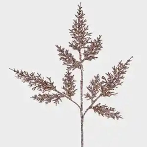 Haste Folhas Glitter Rose (44540-562) Grillo