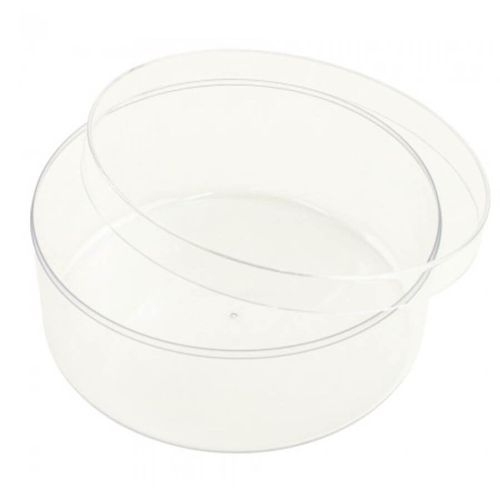 Caixa Acrilica 13x6,7 Redonda Cake Box 500ml Bluestar