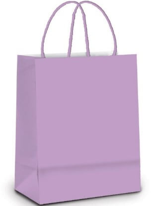 Sacola Papel Lilas 12x7x16 C/ 10 Un Vinco