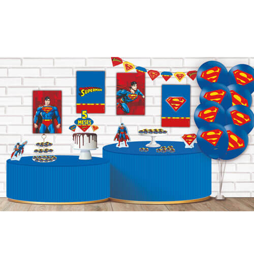 Kit Mesversários Superman Geek Festcolor